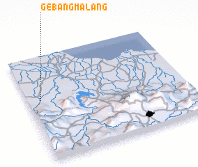 3d view of Gebangmalang