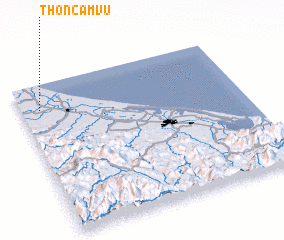 3d view of Thôn Cam Vủ