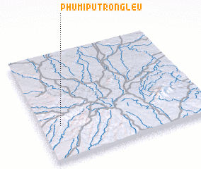 3d view of Phumĭ Pu Trông Leu