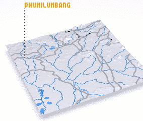 3d view of Phumĭ Lum Bang