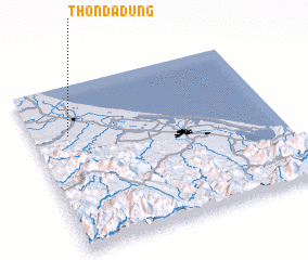 3d view of Thôn Ðá Ðứng