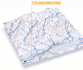 3d view of Cuijiashanzhai