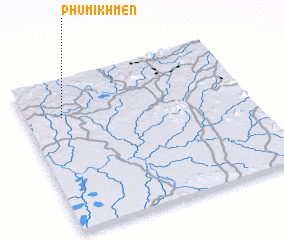 3d view of Phumĭ Khmén