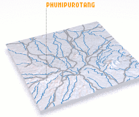 3d view of Phumĭ Pu Rôtăng