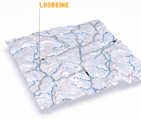 3d view of Luobeihe