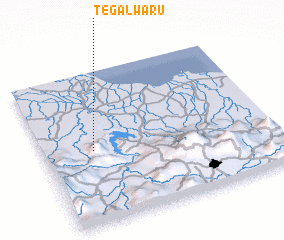 3d view of Tegalwaru