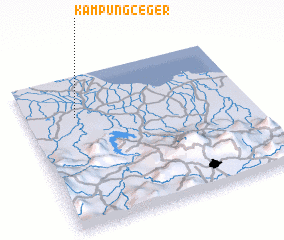 3d view of Kampung Ceger