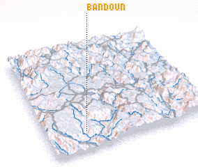 3d view of Ban Doun