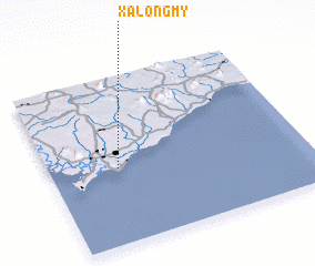 3d view of Xã Long Mỹ