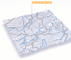 3d view of Xiaokaizhou