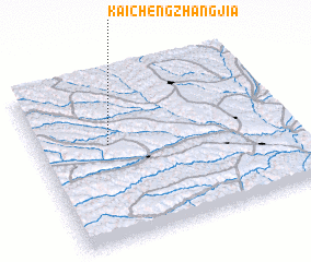 3d view of Kaichengzhangjia