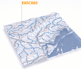 3d view of Bản Chạo