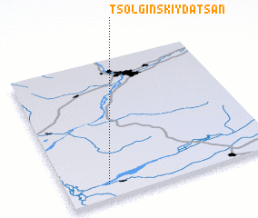 3d view of Tsolginskiy Datsan