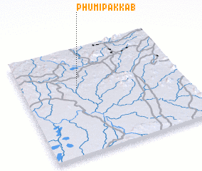 3d view of Phumĭ Pak Kâb