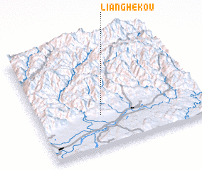 3d view of Lianghekou