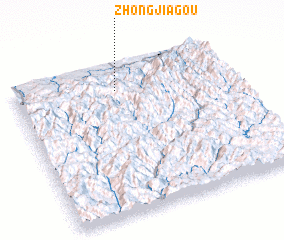 3d view of Zhongjiagou