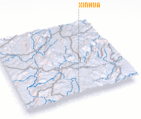 3d view of Xinhua