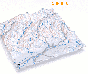 3d view of Shaxihe