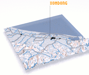 3d view of Xóm Ðông