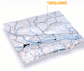 3d view of Yangjiahe