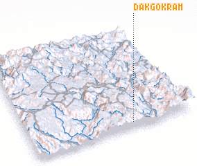 3d view of Dak Go Kram