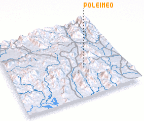 3d view of Pơlei Meo