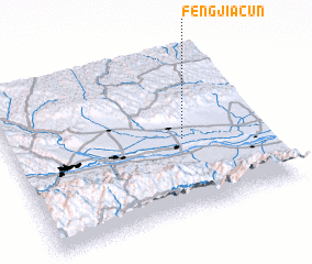 3d view of Fengjiacun