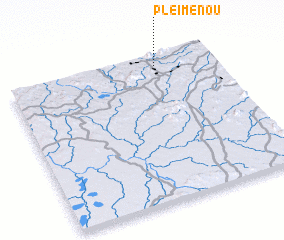 3d view of Plei Menou