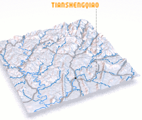 3d view of Tianshengqiao