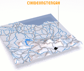 3d view of Cihideongtengah