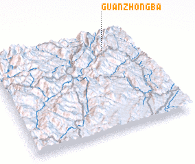 3d view of Guanzhongba