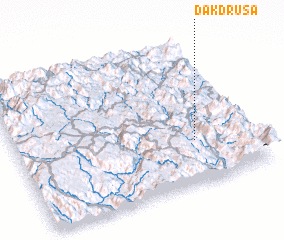 3d view of Dak Dru Sa