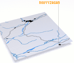 3d view of Novyy Zagan