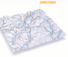 3d view of Zhenjiang