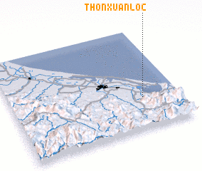 3d view of Thôn Xuân Lỗ (2)