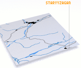 3d view of Staryy Zagan