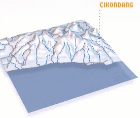 3d view of Cikondang