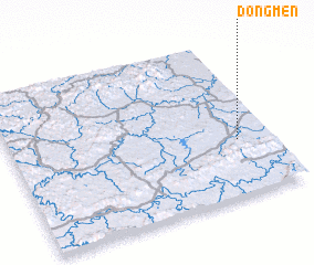 3d view of Dongmen