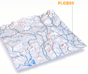 3d view of Plei Bôo