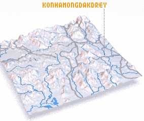 3d view of Kon Hămong Dak Drey