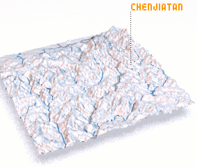 3d view of Chenjiatan