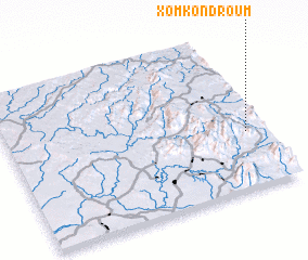 3d view of Xóm Kondroum