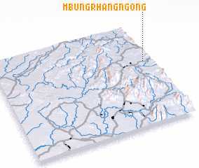 3d view of M”bung R”hang Ngong