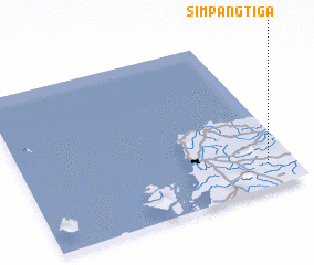 3d view of Simpangtiga