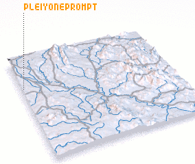 3d view of Plei Yône Prompt