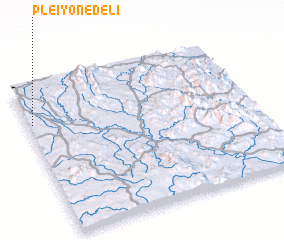 3d view of Plei Yône Deli