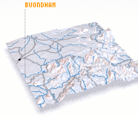 3d view of Buôn Dham