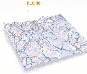 3d view of Plei Kô