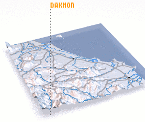 3d view of Dak Mon