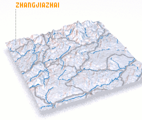 3d view of Zhangjiazhai